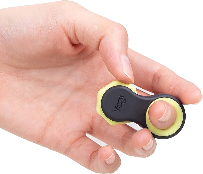 Yogi Fidget Toy – Silent Sensory Spinner by LIGHTBULBIDEAS