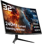 KTC 32 inch 240Hz Curved Gaming Monitor 1500R 1080P 125% sRGB 1ms, by KTC