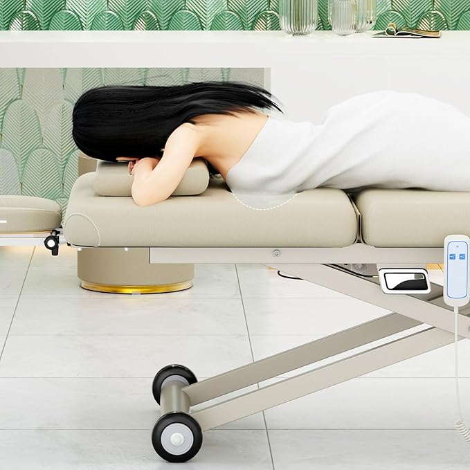 Electric Massage Table, Electric Lift Motor Height adjustable and Manual - Image 6