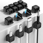 16 Pack Magnetic Cord Organizer Holder, Strong Adhesive Desk Cable Management by Costop