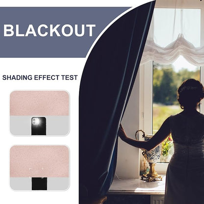 JIUZHEN Short Blackout Curtains - Image 2
