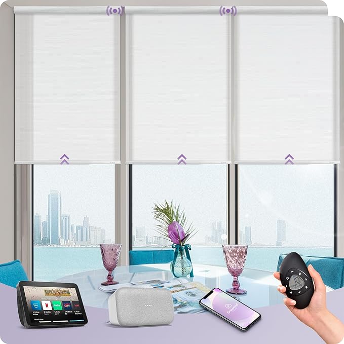 Graywind Motorized Light Filtering Shades Compatible by Graywindbeyondshading