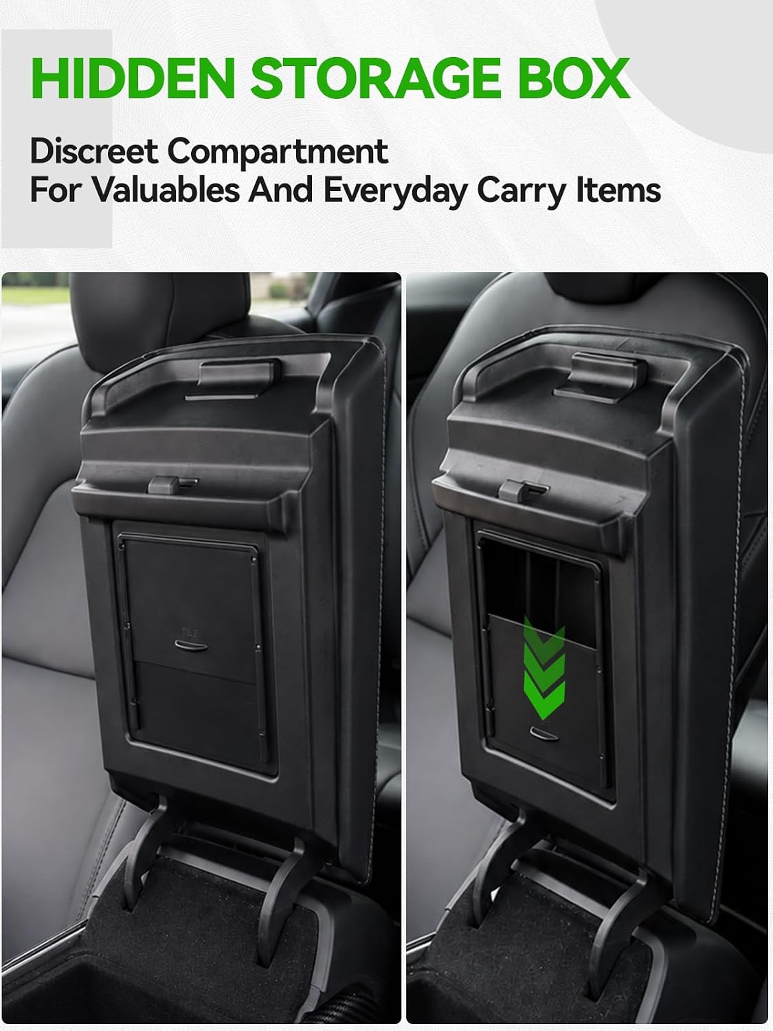 Center Console Organizer for 2020-2024 Model Y/2021-2023 Model 3