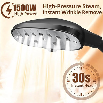 LAKALA Garment Steamer for Clothes, 30-Second Instant Heat-Up, 2.5L Water Tanks - Image 6