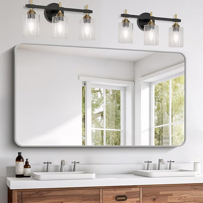 FORBATH 30x55 Inch Silver Bathroom Mirror by FORBATH