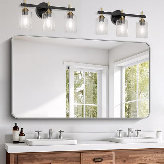 FORBATH 55x36 Inch Silver Bathroom Mirror by FORBATH