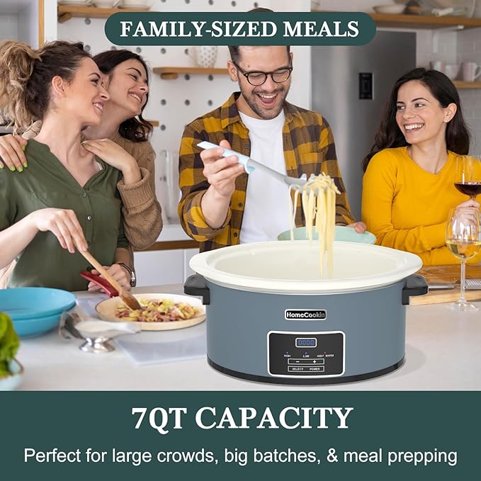 HOMECOOKIN 7-Quart Programmable Slow Cooker - Image 7