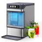 Nugget Ice Maker Countertop, Chewable Pellet Ice Machine, Portable Ice Machine by KeyEnergy