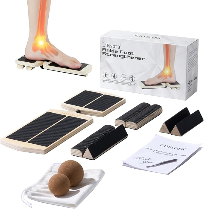 Foot & Ankle Strengthener Kit – Ankle Balance Board by Lussora