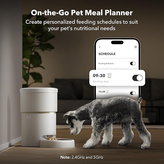PETLIBRO 8L Automatic Dog Feeder, 5G Wi-Fi Automatic Dog/Cat Feeder, - Image 2