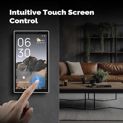 MOES Smart Home Touchscreen Control, In-wall Smart Panel - Image 2
