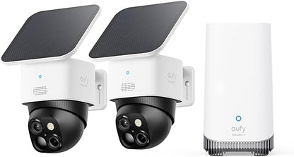eufy Security SoloCam S340 2-Cam Kit, Solar Security Camera, Wireless Outdoor by eufySecurity