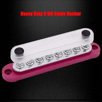 8 x M5 Studs Power Distribution Block Bus Bar 12V, Ampper 5.9" HD 120A Marine - Image 2