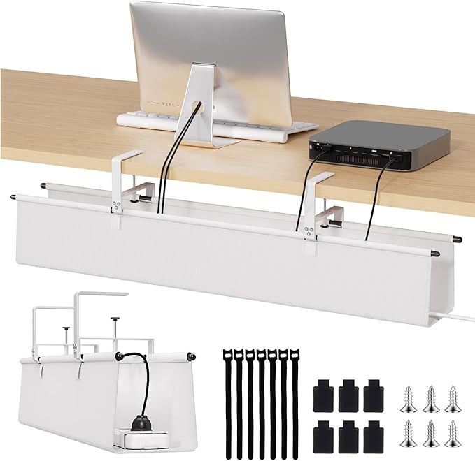 Under Desk Cable Management Tray by JOLENSOY