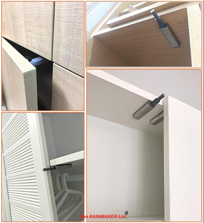 Push to Open Door Catches for Kitchen Cabinet Cupboard Wardrobe Automatic - Image 3