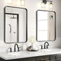 Fabuday Bathroom Mirrors Over Sink 2 Pack- 36x24 Inch Black Matte Framed by Fabuday