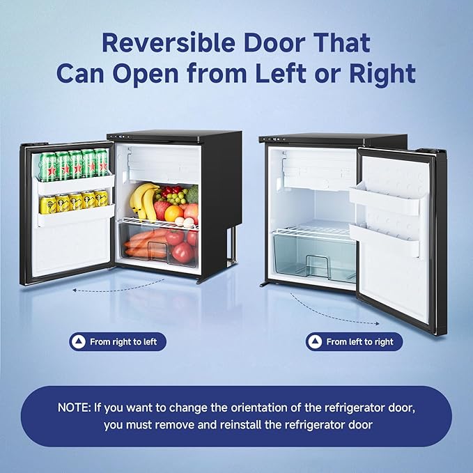 BODEGA BODEGACOOLER 12 Volt Refrigerator, RV Refrigerator APP Control, 65L RV - Image 6