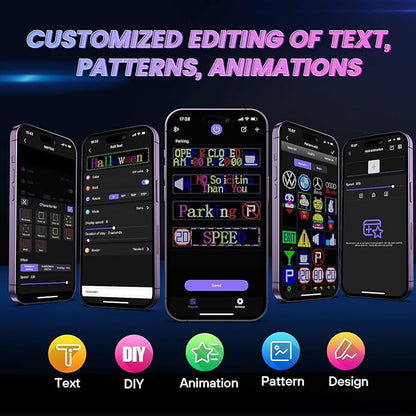 Rayhome Double Row Huge Bright Advertising Programmable LED Sign - Image 2