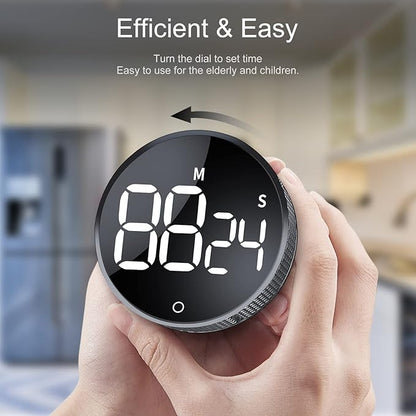 AVINIA Digital Kitchen Timers, Visual timers Large LED Display Magnetic - Image 3