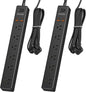 2 Pack Power Strip Surge Protector by Maxpw