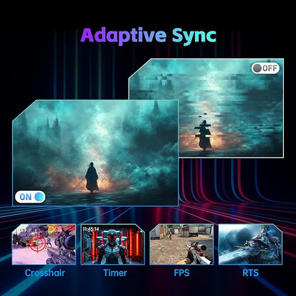 KTC 24 Inch Computer Monitor, FHD 144Hz Office Gaming Monitor, Adaptive-Sync - Image 3