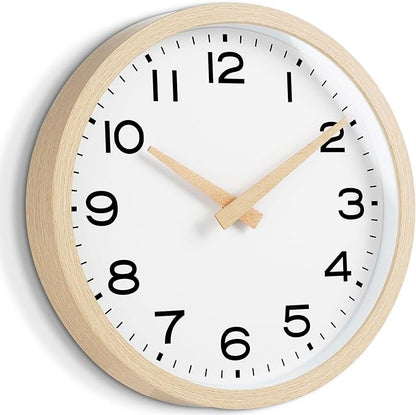 AKCISOT Wall Clock, Boho Kitchen 10 Inch Wall Clocks Battery Operated Non - Image 2
