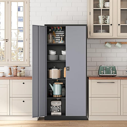 Metal Storage Cabinet-72” Tall Steel File Cabinets - Image 8