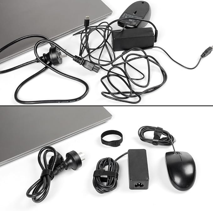 OneLeaf 110PCS Reusable Cable Ties, Adjustable 8-inch Cord Organizer Ties - Image 4