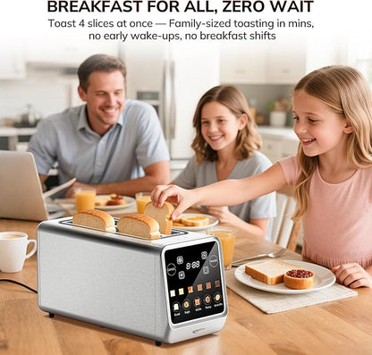 Keenstone Toaster 4 Slice, Digital Smart Toaster - Image 9