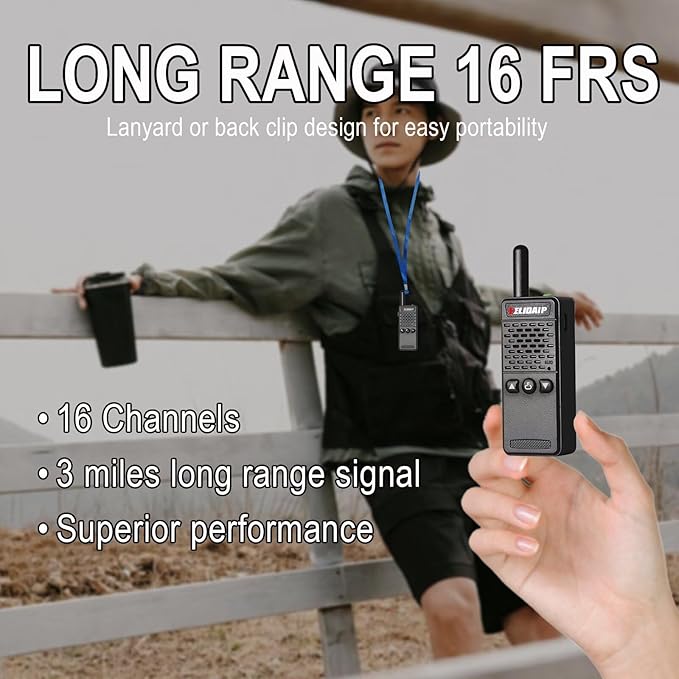 ELIDAIP T-M2 Ultra Mini Walkie Talkies, Rechargeable Two Way Radios Long Range - Image 5