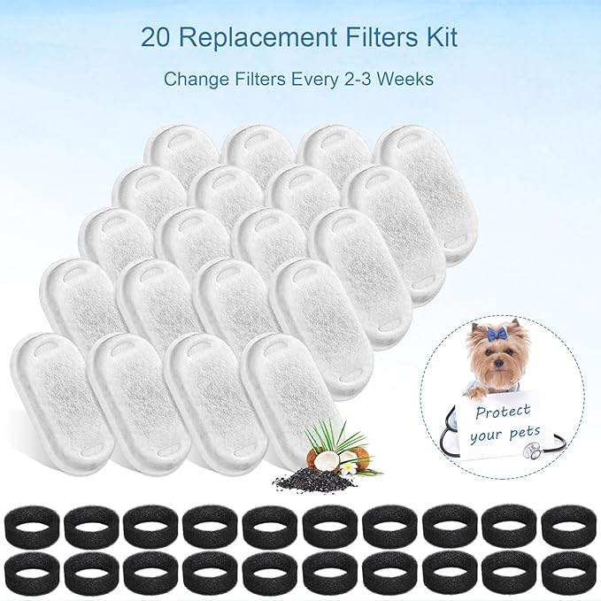 SORON Cat Water Fountain Filters - Image 4