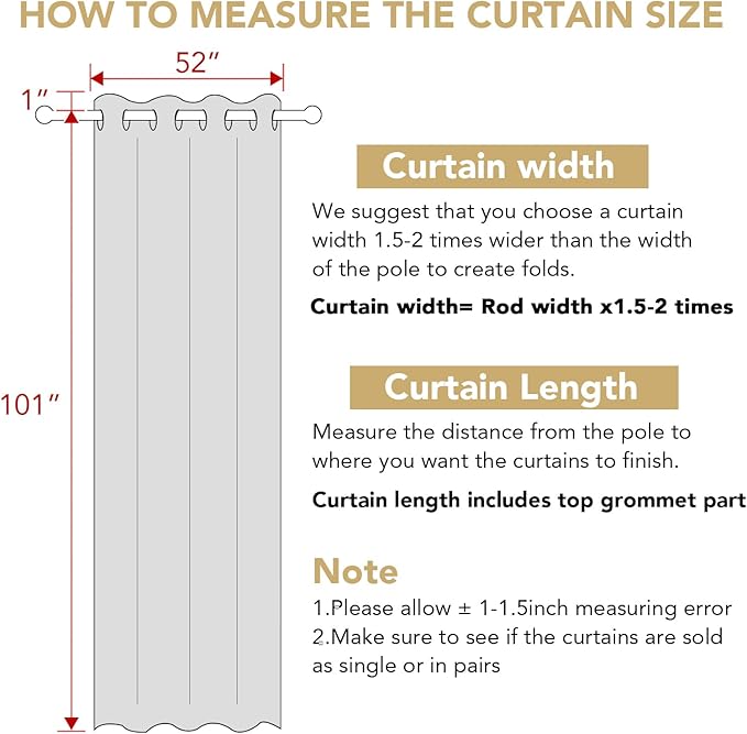H.VERSAILTEX Room Darkening Curtains - Image 2
