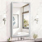 20x36 Silver Bathroom Mirror, Brushed Silver Rectangular Mirror by WelcometoCIVENO