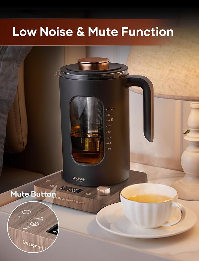 Electric Tea Kettle, INTASTING Glass Electric Kettle - Image 7