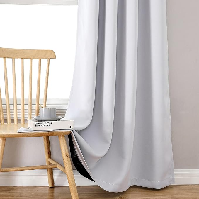 ChrisDowa 100% Blackout Curtains 90 inch Long - Image 7