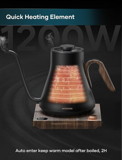 Electric Kettle, Gooseneck Electric Kettle, ±1℉ Precise Temperature Control - Image 5
