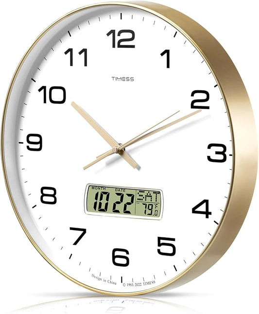TIMESS Wall Clock, Ideal Modern Home, Office Decor by TIMESS