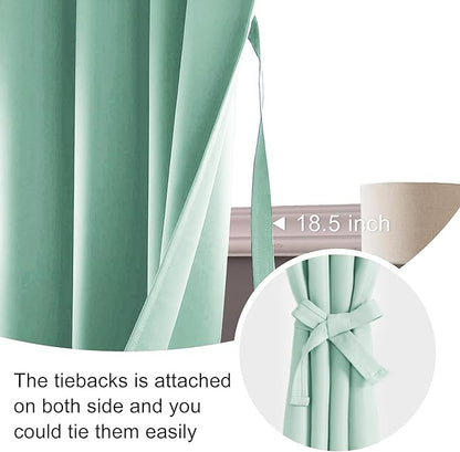 JIUZHEN Blackout Curtains for Bedroom - Image 7