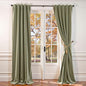 Lazzzy Velvet Blackout Extra Long Curtains Thermal Insulated Room Window Drapes by Lazzzy