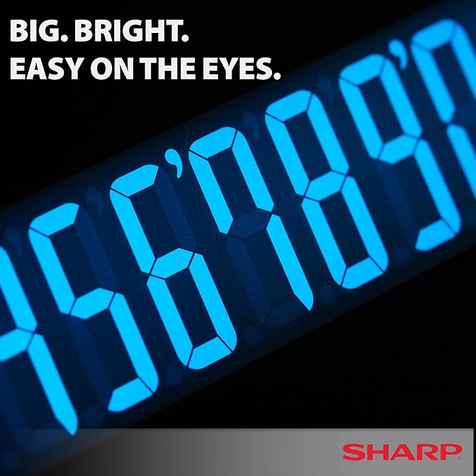 Sharp Paperless Printing Desk Calculator w/Check and Correct, Large 12-Digit - Image 5