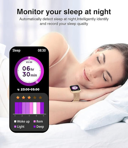 EarlySincere Smart Watches for Women Blood Pressure, 1.9" HD Full Touch Screen - Image 5