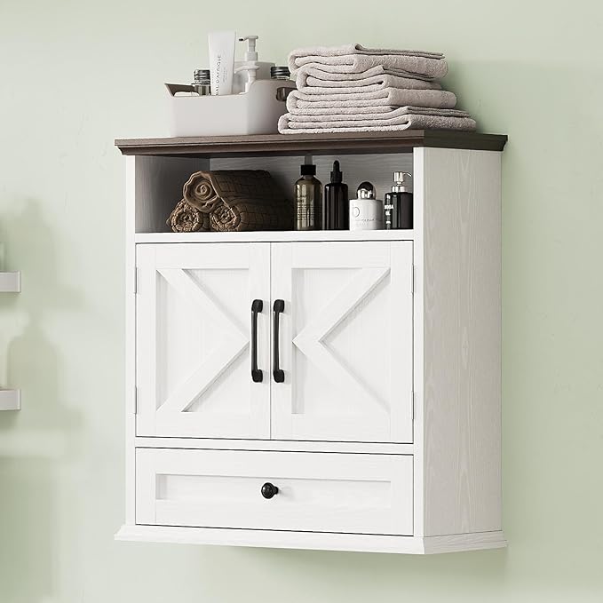 Bathroom Wall Cabinet, Wall Mounted Medicine Cabinet by Viroformo