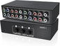 XMSJSIY Component AV Video Switch 3 in 1 Out Composite 5 RCA YPbPr RGB Selector by XMSJSIY