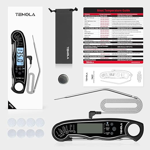 TEMOLA Meat Thermometer, Instant Read Food Thermometer - Image 8