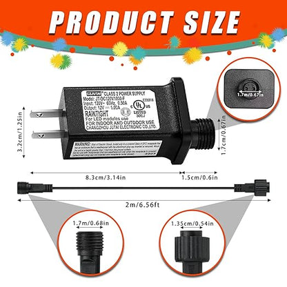 12V 1A LED Controller with Extension Cord, Replacement Model JT-DC120V1000-F - Image 3
