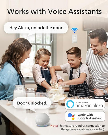 Philips Wi-Fi Smart Lock with Handle, Keyless Entry Keypad Door Lock with Handle - Image 4