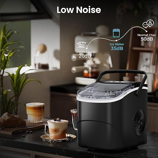 Antarctic Star Pro-Grade Countertop Ice Maker, 9 Cubes in 6 Mins, Self-Cleaning - Image 6
