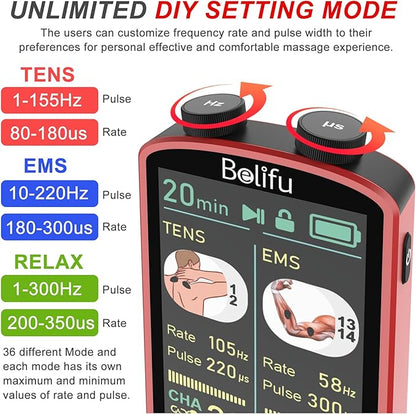 TENS EMS Unit Muscle Stimulator - Image 5