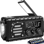 20000mah Hand Crank Emergency Radio, SW/NOAA/AM/FM Weather Radio, Solar Powered by QAUYYW