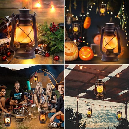 Lantern LED Battery Powered Camping Lamp Outdoor Hanging Rechargeable Lantern - Image 5